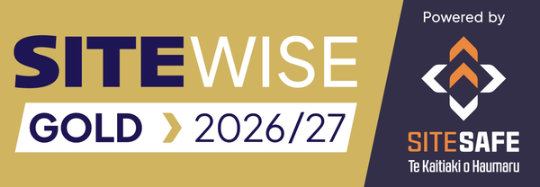 Site Safe SiteWise Gold accredited 2026/27